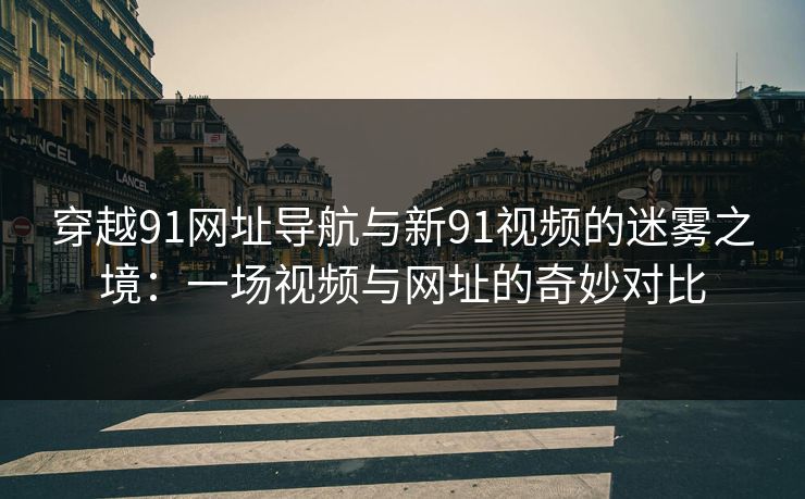 穿越91网址导航与新91视频的迷雾之境：一场视频与网址的奇妙对比
